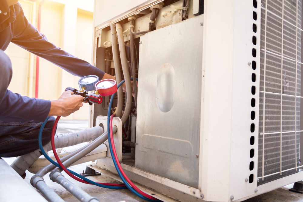 Air conditioning servicing
