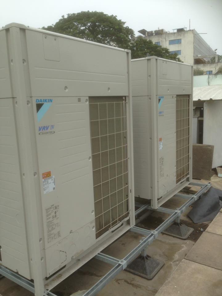 Industrial air conditioner connect air conditioning